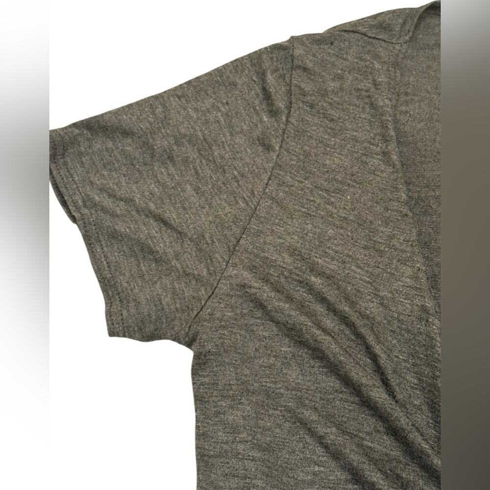 Livi by Olivia Ray Charcoal Knot-Front Tee Size S NWT - Picture 4 of 12